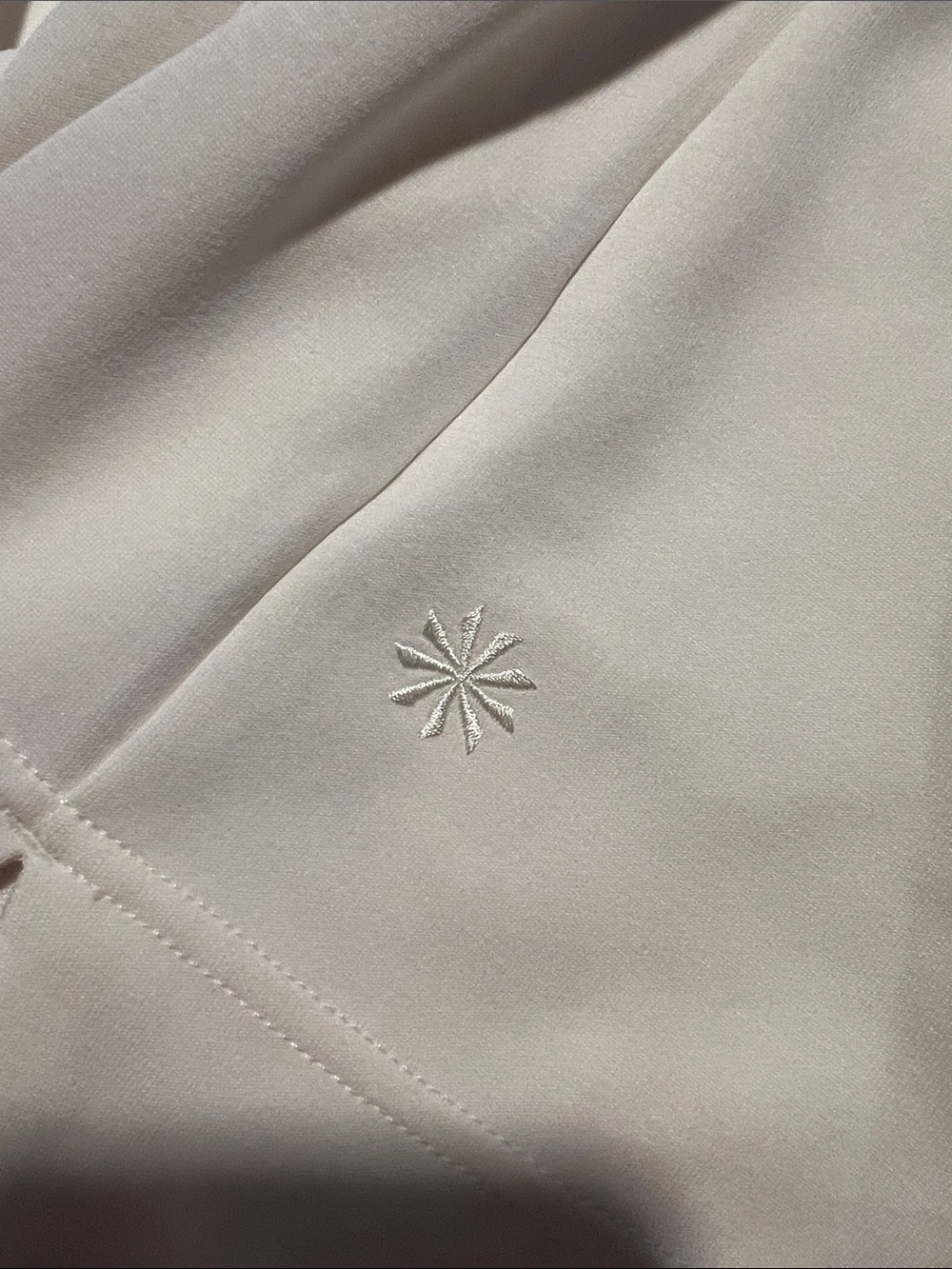 Athleta Cream Quarter-Zip Funnel Neck - Picture 4 of 5